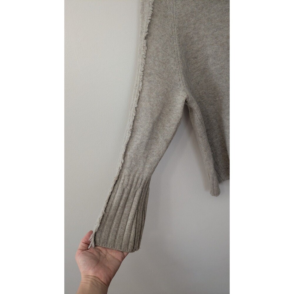 Brochu Walker Wool Cashmere Knit Turtleneck Sweater Large Relaxed Layering - Picture 2 of 11